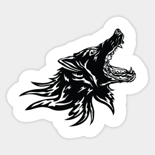 Beauty Wolf Sticker